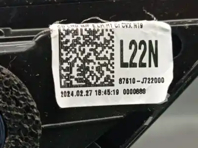 Second-hand car spare part left rearview mirror for kia xceed (cd) 1.0 t-gdi oem iam references 87610j7220  87610j7220