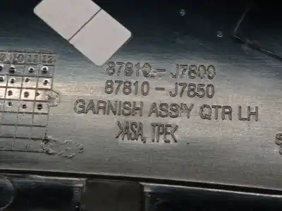 Peça sobressalente para automóvel em segunda mão molduras traseiras por kia xceed (cd) 1.0 t-gdi referências oem iam 87810j7800  87810j7800