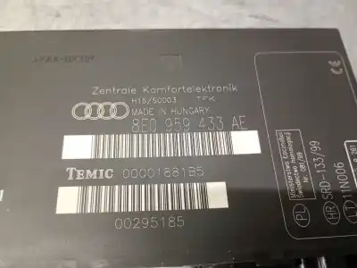 Автозапчастина б/у модуль комфорт для audi a4 b6 (8e2) 1.9 tdi посилання на oem iam 8e0959433ae  8e0959433ae