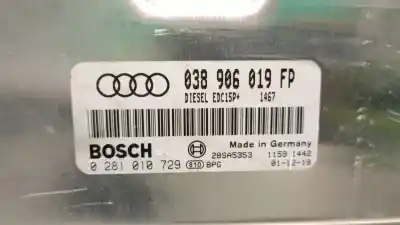 Автозапчасти б/у блок управления двигателем за audi a4 b6 (8e2) 1.9 tdi ссылки oem iam 038906019fp 0281010729 bosch 