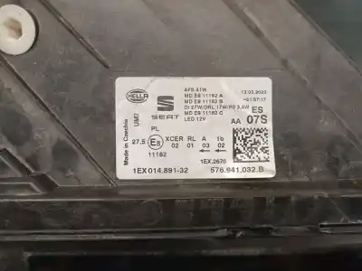 Автозапчастина б/у права фа для seat ateca (kh7, khp) 2.0 tdi посилання на oem iam 576941032b  576941774