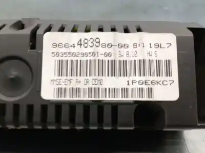 Автозапчастина б/у багатофункційний дисплей для peugeot 207/207+ (wa_, wc_) 1.4 hdi посилання на oem iam 9664483980 503550290501 6155y9
