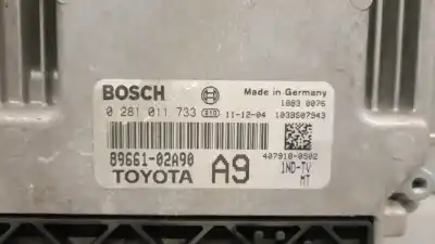 Second-hand car spare part ecu engine control for toyota corolla (_e12_) 1.4 d (nde120_) oem iam references 8966102a90 0281011733 bosch 