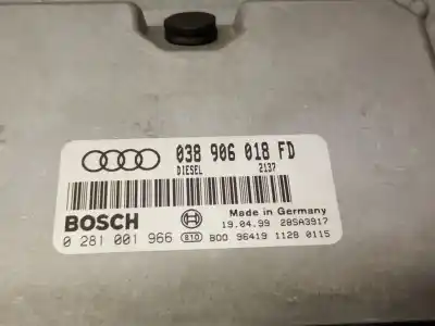 Автозапчастина б/у ебу контролер двигуна для audi a4 b5 (8d2) 1.9 tdi посилання на oem iam 038906018fd 0281001966 bosch 038906018fd