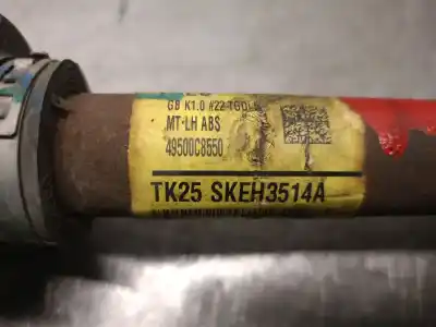 Second-hand car spare part front left transmission for hyundai i20 ii (gb, ib) 1.0 t-gdi oem iam references 49500c8550  49500c8550