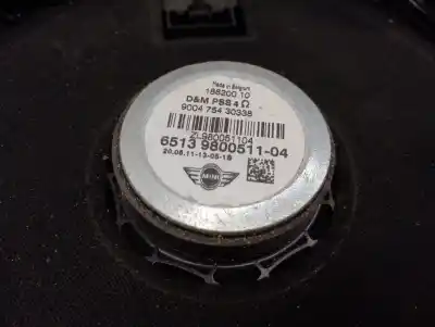 Second-hand car spare part speaker for mini mini countryman (r60) cooper d oem iam references 65139800511  65139800511 Second-hand car spare part speaker for mini mini countryman (r60) cooper d oem iam references 65139800511  65139800511