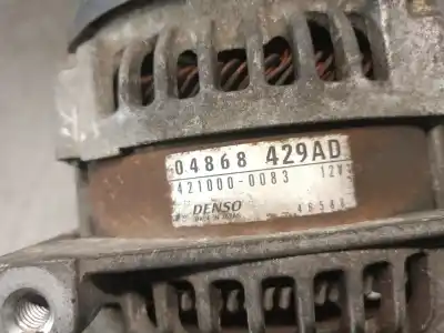 Автозапчастина б/у генератор для chrysler voyager iv (rg, rs) 2.8 crd посилання на oem iam 04868429ad 4210000083 denso 04868429ad