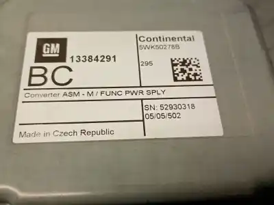 Second-hand car spare part electronic module for opel corsa e (x15) 1.3 cdti (08, 68) oem iam references 13384291  13384291