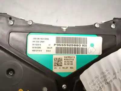 Автозапчастина б/у панель інструментів для peugeot 307 break/sw (s2) 1.6 16v cat посилання на oem iam 9655925880  6106n0