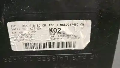 Second-hand car spare part fuse box unit for peugeot 307 (3a/c) 1.4 hdi oem iam references 9650218180  