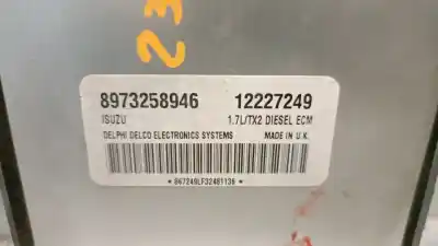 Автозапчасти б/у блок управления двигателем за opel meriva a monospace (x03) 1.7 dti (e75) ссылки oem iam 8973258946  