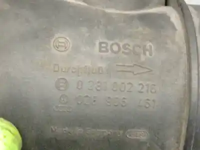 Автозапчасти б/у расходомер воздуха за audi a4 b5 (8d2) 1.9 tdi ссылки oem iam 028906461 0281002216 bosch 028906461