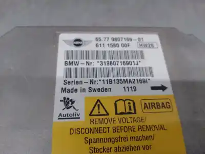 Автозапчасти б/у блок управления подушками безопасности за mini mini countryman (r60) cooper d ссылки oem iam 65779807169   Автозапчасти б/у блок управления подушками безопасности за mini mini countryman (r60) cooper d ссылки oem iam 65779807169
