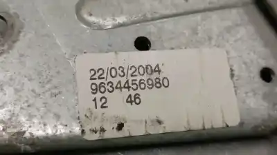 Автозапчастина б/у регулятор вікна передній лівий для peugeot 307 (3a/c) 1.4 hdi посилання на oem iam 9634456980 0130822022 bosch 9221k6