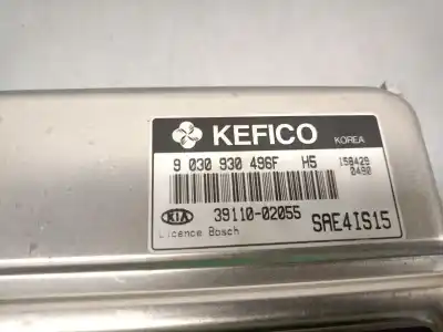 Second-hand car spare part ecu engine control for kia picanto i (sa) 1.1 oem iam references 3911002055 9030930496f kefico 