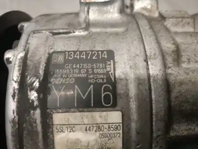 Автозапчастина б/у компресор кондиционера для opel corsa e (x15) 1.3 cdti (08, 68) посилання на oem iam 13447214 4471505781 denso 1854450