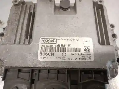 Автозапчасти б/у блок управления двигателем за ford focus c-max (dm2) 1.6 tdci ссылки oem iam 4m5112a650nd 0281011263 bosch 