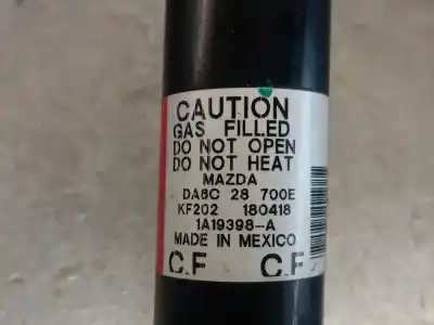 Автозапчастина б/у амортизатор задній лівий для mazda 2 (dl, dj) 1.5 skyactiv-g посилання на oem iam da6c28700e  da6c28700e