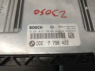 Second-hand car spare part ecu engine control for bmw 5 touring (e61) 525 d oem iam references 7798422 0281012190 bosch 