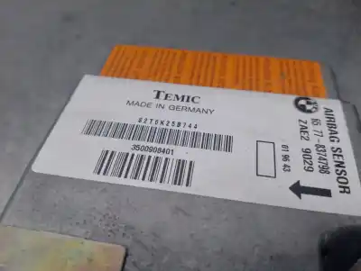 Second-hand car spare part airbag control unit for bmw 3 (e36) 318 tds oem iam references 65778374798 s2t8d14as21b temic 