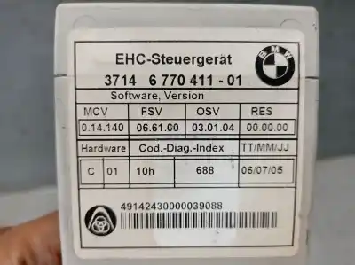 Second-hand car spare part electronic module for bmw 5 touring (e61) 525 d oem iam references 37146770411  