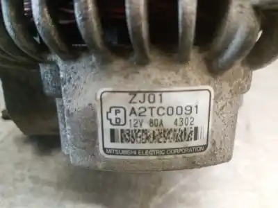 Peça sobressalente para automóvel em segunda mão alternador por mazda 3 (bk) 1.6 (bk14) referências oem iam a2tc0091  zj0118300