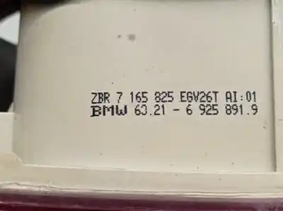 Second-hand car spare part left tailgate light for bmw 5 touring (e61) 525 d oem iam references 632169258919  63217165825