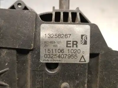 Автозапчастина б/у замок заднього правого дверя для opel corsa d (s07) 1.3 cdti (l08, l68) посилання на oem iam 13258267  133257