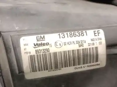 Second-hand car spare part left headlight for opel corsa d (s07) 1.3 cdti (l08, l68) oem iam references 13186381ef 89313290 valeo 1216189