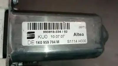 Автозапчасти б/у задний правый стеклорегулятор за seat altea xl (5p5, 5p8) 1.9 tdi ссылки oem iam 1k0959704m  5p0839462a