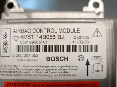 Автозапчасти б/у блок управления подушками безопасности за ford focus lim. (cb4) 1.6 tdci cat ссылки oem iam 4m5t14b056bj 0285001552 bosch 