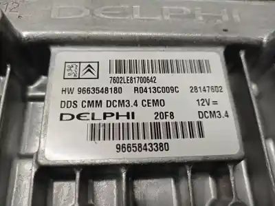 Автозапчасти б/у блок управления двигателем за citroen c5 iii (rd_) 2.0 hdi (rdrhda) ссылки oem iam 9663548180  9665843380