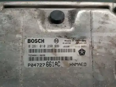 Автозапчасти б/у блок управления двигателем за chrysler voyager iv (rg, rs) 2.5 crd ссылки oem iam p04727661a 0281010290 bosch p04727661a