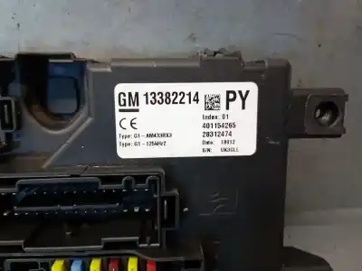 Second-hand car spare part fuse box unit for opel corsa d (s07) 1.3 cdti (l08, l68) oem iam references 13382214  13382214