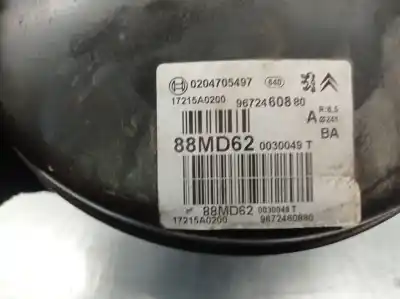 Second-hand car spare part brake servo for citroen c3 ii (sc_) 1.4 vti 95 oem iam references 9672460880 0204705497 bosch 4535eh