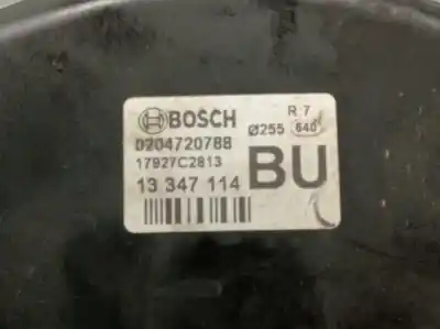 Second-hand car spare part brake servo for opel corsa d (s07) 1.3 cdti (l08, l68) oem iam references 13347114 02404720788 bosch 13347114