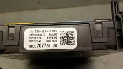 Автозапчастина б/у реле/запоперівник для peugeot 2008 ii (ud_, us_, uy_, uk_) 1.2 puretech 100 посилання на oem iam 9830707780  9830707780