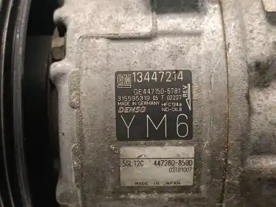 Автозапчастина б/у компресор кондиционера для opel corsa e (x15) 1.3 cdti (08, 68) посилання на oem iam 13447214 4471505781 denso 1854450