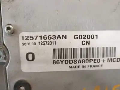 Автозапчасти б/у блок управления двигателем за opel vectra c (z02) 2.2 16v (f69) ссылки oem iam 12571663an g02001 