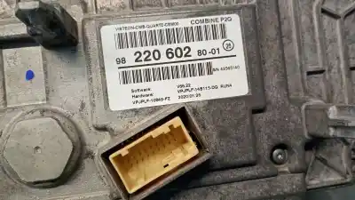 Автозапчастина б/у панель інструментів для peugeot 2008 ii (ud_, us_, uy_, uk_) 1.2 puretech 100 посилання на oem iam 9822060280  9836680080