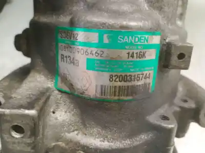 Peça sobressalente para automóvel em segunda mão compressor de ar condicionado a/a a/c por renault clio ii (bb_, cb_) 1.5 dci referências oem iam 8200315744 sd6v12 sanden 8200315744