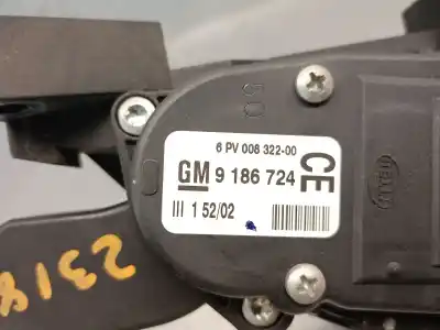 Автозапчастина б/у педальний потенціометр для opel vectra c (z02) 2.2 16v (f69) посилання на oem iam 9186724 6pv00832200 hela 848125