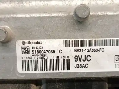 Pièce détachée automobile d'occasion calculateur moteur ecu pour ford fiesta vi (cb1, ccn) 1.25 références oem iam bv2112a650fc  