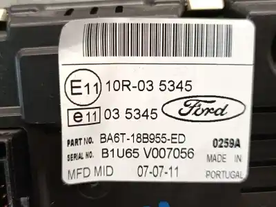 Tweedehands auto-onderdeel multifunctioneel display voor ford fiesta vi (cb1, ccn) 1.25 oem iam-referenties ba6t18b955ed  