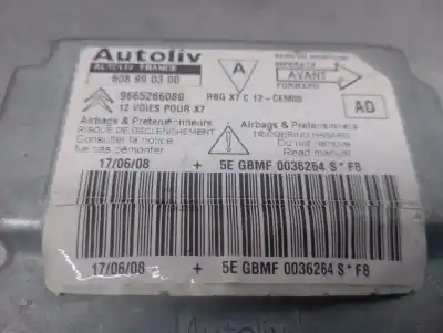 Автозапчастина б/у блок управління подушками безпеки для citroen c5 iii (rd_) 2.0 hdi (rdrhda) посилання на oem iam 9665266080  