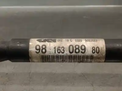 Peça sobressalente para automóvel em segunda mão transmissão dianteira esquerda por citroen c-elysee (dd_) 1.2 vti 82 referências oem iam 9816308980  9816308980