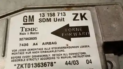 Автозапчасти б/у блок управления подушками безопасности за opel meriva a monospace (x03) 1.7 cdti (e75) ссылки oem iam 13158713  13158713