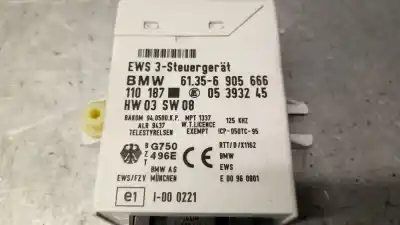 Автозапчастина б/у блок управління іммобілізатором для bmw 3 compact (e46) 316 ti посилання на oem iam 61356905666 05393245 lk 61356905666