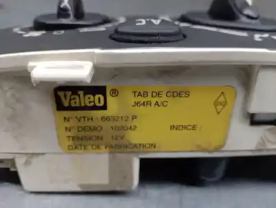 Pezzo di ricambio per auto di seconda mano controllo riscaldamento / aria condizionata per renault megane scenic (ja0/1_) 1.9 d (ja0j) riferimenti oem iam 7701209441  7701209441