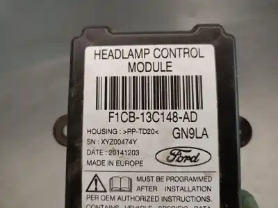 Second-hand car spare part light control unit for ford focus iii 1.6 tdci oem iam references f1cb13c148ad  